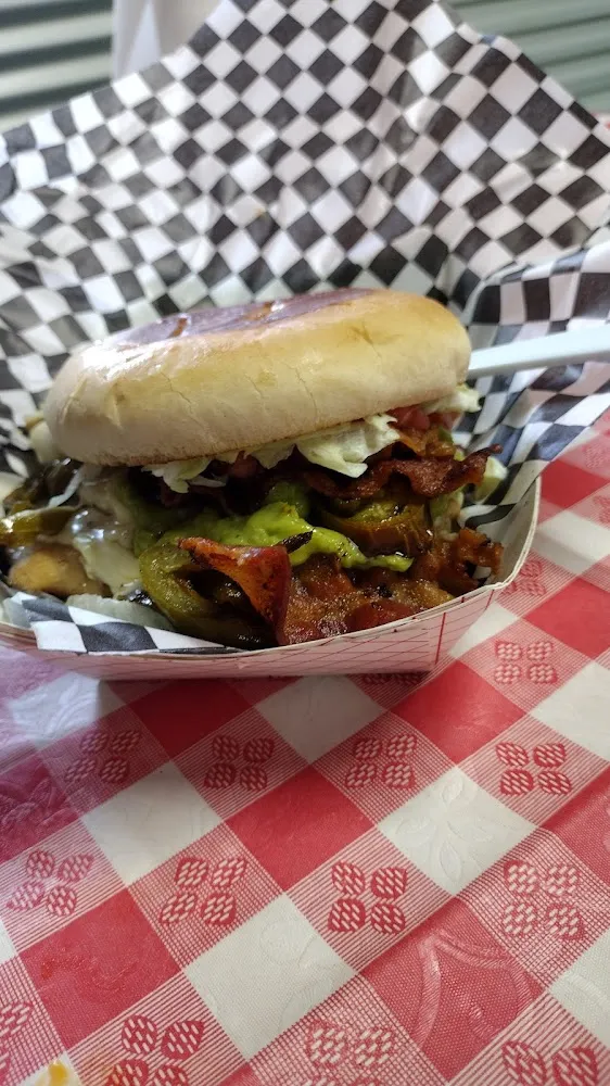 Double Bacon Avocado Grilled Chicken Sandwich