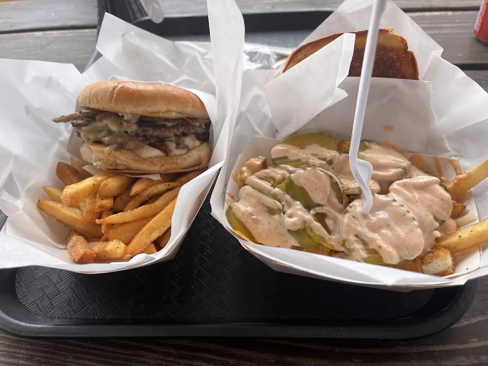 Mushroom and Swiss Burger